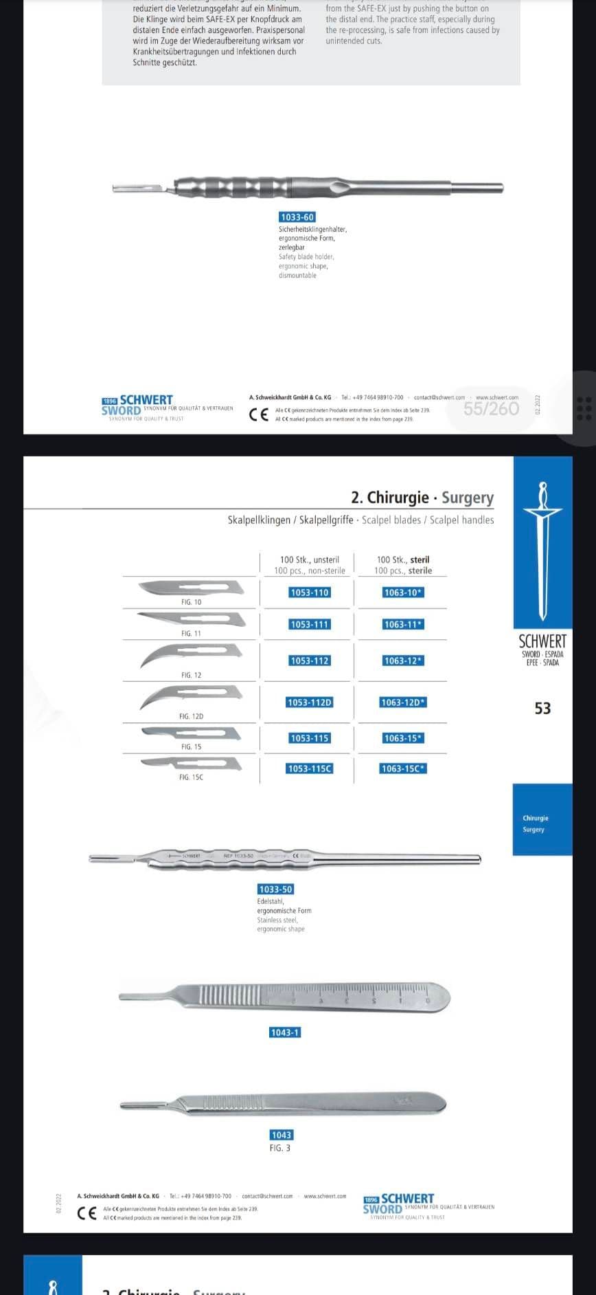 Scalpels มีดผ่าตัด